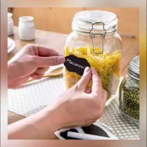 8-108pcs/Set Chalkboard Labels Spice Sticker Organizer Label for Household Kitchen Jars Bottles Blackboard Stickers with Pen New