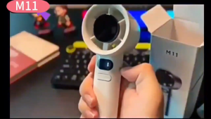 BAOTAI Buy 1 Take 1 Portable Fan M11 Handheld Turbo Fan with 1 - 120 Wind Speed Adjustment and LED Display Rechargeable Desk Fan