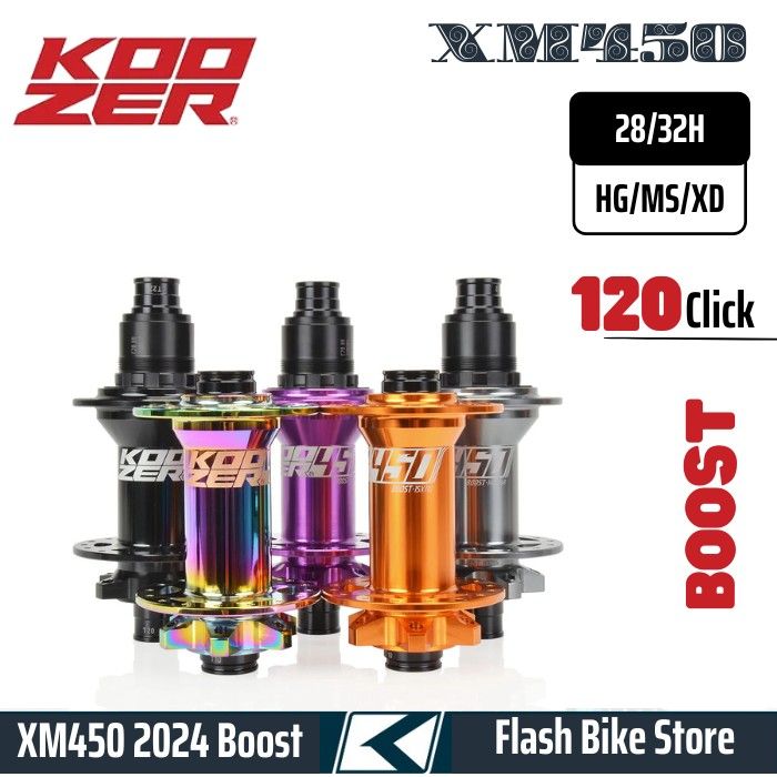 Đùm Xe Đạp KOOZER XM450 Boost Phanh Đĩa Trục Thép CrMo 28