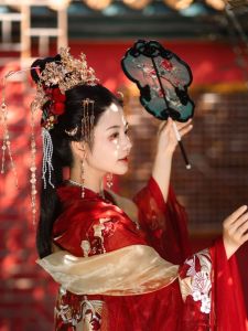 Elegant Traditional Chinese Wedding Hair Accessories Dragon And Phoenix Blessing Bride Crown Stylish Hair Accessories