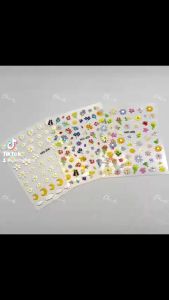 Sticker Hoa dán móng nổi 5D chuyên dùng làm nail mã MO