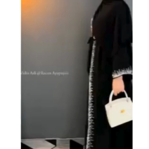 Renata Abaya sultan model mewah Ceruty Babydoll Mix Payet Swaroski Gamis Wanita Dewasa Terbaru 2026 Elegan Viral/Gamis Modern Lebaran Mewah/gamis burgundy hitam terbaru/dress abaya turki terbaru