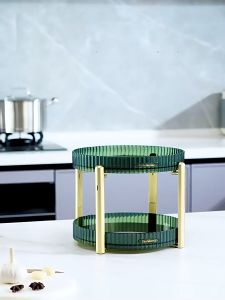 ชั้นวางเครื่องปรุง 2ชั้นหมุนได้ ชั้นวางของอเนกประสงค์ ชั้นวางเครื่องสำอางค์ ชั้นวางของหมุนได้🎯🎯พร้อมส่ง🎯🎯