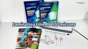 Quaff | Yasen Laminating Film 100 Sheets A4 125/250 Microns