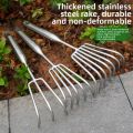 FEIZHUXIANSEN | Stainless Steel Rake for Lawn Care. 