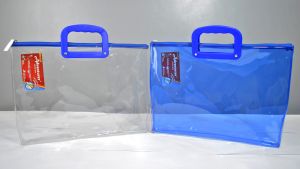 Adventurer Zipper Bag Transparent Long with Handle
