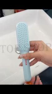 TOP SHOP Self-Cleaning Anti-Static Massage Comb Retractable Comb Self-cleaning Hair Brush Anti-static Massage Comb for Women Smooth Hair