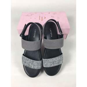 Lapepa GHEA Sandal Wedges Wanita Model Tali Dua dan Back Strap Sepatu Sendal Wanita Kekinian