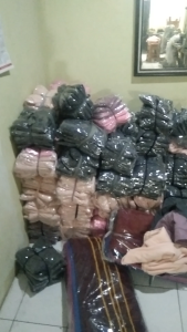 Celana cargo pendek bahan plis PE cocok untuk pria dan wanita