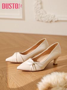 DUSTO | Giày Gót Nhọn Thon Elegance Pháp