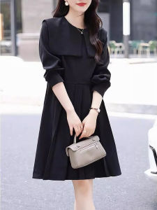 plus Size Womens Loose Design Sensation Skirt Fashionable Autumn New Arrival Cover Belly Slimming Dress High Waist A-Line