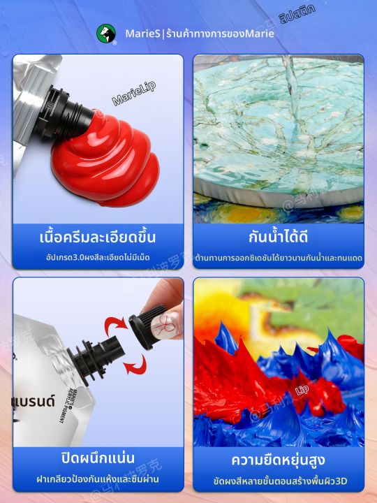 liz’s canteen - liz bair | instagram, facebook |... Marie’s | สีอะคริลิคกันแดดและน้ำ 100 มล | Lazada.co.th