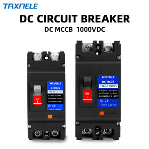 2P DC MCCB 1000V DC Solar Molded Case Circuit Breaker MCCB Overload Protection Switch Protector Solar Photovoltaic PV 125A 250A