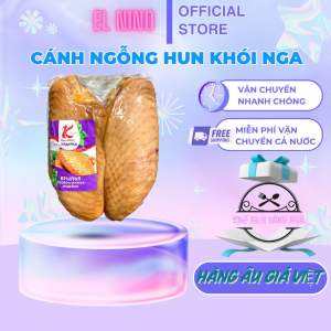 Cánh Ngỗng Hun Khói Nhập Khẩu Nga (1 Kg) - Đồ Ăn Vặt Mẫu Mới