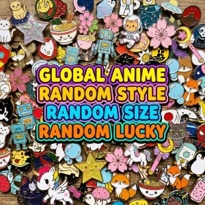 Bandai | Bộ 4 Ghim Cài Hình Trái Tim Sailor Moon Huy Hiệu Kim Loại Hoạt Hình Trang Trí Ba Lô Quần Áo Quà Tặng Sáng Tạo Ngày Lễ Dành Cho Người Lớn