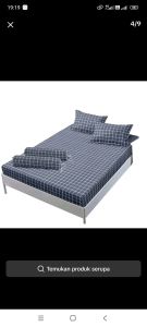 Sarung Kasur Resleting Ukuran 120x200x15 Kasur No. 3 Bahan Katun Berkualitas Motif Pilihan Terbaru