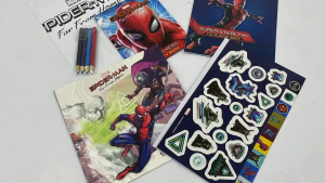 Spiderman Happy Tin Gift Set for Boys with Colouring Activity Storybook Stickers Pencils & Poster (Boxset)