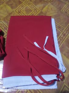 Bendera merah putih katun pake tali dan cantolan