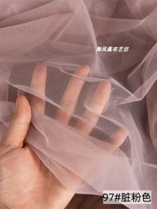 ผ้าโปร่งเนื้อนุ่มสำหรับตกแต่งงานแต่งงาน ผ้าโปร่งเนื้อนุ่ม ผ้าโพลีเอสเตอร์สีชมพู ผ้าโพลีเอสเตอร์โปร่งใส ผ้าแต่งงาน