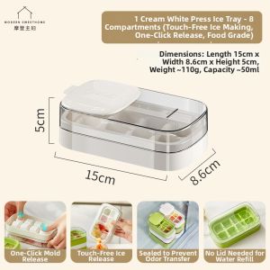 MODERN SWEETHOME | Mini Food-Grade Ice Tray Pressable