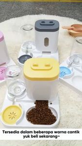 FOCAT Pet Feeder Otomatis M07 /Tempat Makan & Minum Hewan Peliharaan Kucing/Anjing