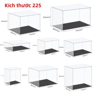 Acrylic Màn Hình Dành Cho Nhân Vật Trong Suốt Nhỏ Chống Bụi Hộp Bảo Quản Thân Thiện Với Môi Trường Trưng Bày Cho Các Khối Xây Dựng Đồ Chơi Búp Bê Mô Hình Xe Ô Tô
