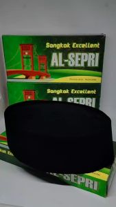 Peci Songkok Kopiah Hitam / Peci Hitam Polos classic Tinggi 9cm NON AC / Termurah / Berkualitas
