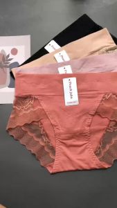 Quần lót ren phối cotton quyến rũ co dãn tốt mềm mại QR01- 8889 YiOn Underwear