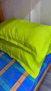 Cotton Solid Color Pillow Cover 55x80cm Rectangular Pillowcase Bedding Pillow