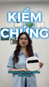 Máy khử độc thực phẩm/khử trùng thực phẩm/Máy sục ozone rửa thực phẩm Dr.Ozone 400mg O3/h chính hãng