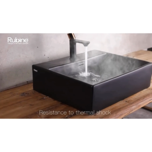 Rubine VENTO 50M Wall-Hung / Countertop Ceramic Basin