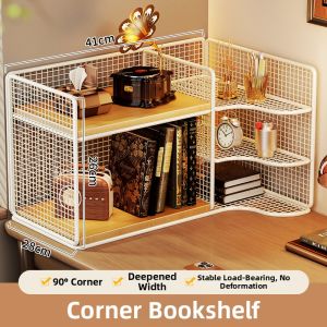 WUBUWEI | Corner Desk Organizer Multi-layer Space-saving Shelf