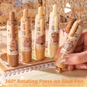 Press-to-Dispense Clear Dot Adhesive Tape for Handmade Notebooks