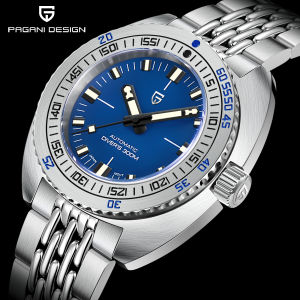 PAGANI DESIGN 2025 New Mens Automatic Mechanical Watches NH38 Sapphire Stainless Steel 300m Waterproof AR Watch for Men