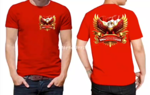 TERBARU KAOS ATASAN GARUDA INDONESIA DEPAN BELAKANG PREMIUM DTF BERKUALITAS