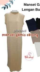Manset Gamis JUMBO Lengan Buntung/Oblong