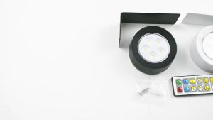 Touch Remote LED Night Light Rechargeable 3 Color Dimmable Brightness Painting Closet Lamp for Home Bedroom Patio Decor