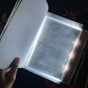 1 PCS LED Book Light For Reading Flat Panel Eye Caring Bookmark Lamp Portable Night Light For Study In Bed Car Travel Camping
