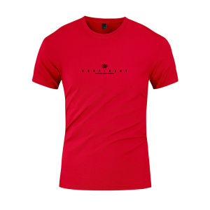 Áo Thun Nam Cổ Tròn Tay Ngắn Mùa Hè 2021 Phong Cách Mới Dáng Ôm Vừa Vặn Chất Liệu Cotton Ice Silk Thương Hiệu Thời Trang