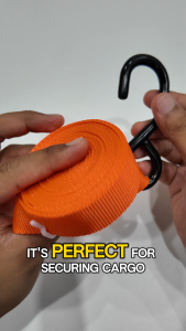 Ratchet Tie Down (Taiwan Made) Heavy Duty Strap Cargo Motorcycle Boat Secure Lashing w/ S & J Hook