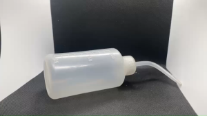 ขวด 250 มล. (4 ใบ) มีขีด+ฝาปลายแหลมโค้ง