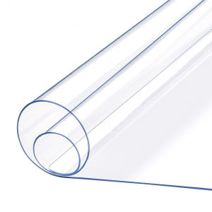 Thickened Plastic round Tablecloth PVC Soft Glass Transparent Desktop Protective Pad Waterproof No-Wash Circular Mat