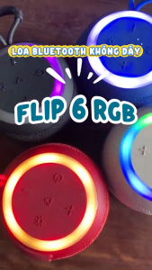 ( SIÊU HOT ) Loa Bluetooth Flip6 RGB / Flip 8 Âm Bass Mạnh Mẽ Chống Nước Kết Nối 100 Loa Pin 4800mAh