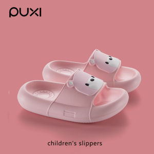 Puxi Girls Slippers Soft Bottom Indoor Bathing Anti-Slip Children Summer Outdoor Wearable Anti-Odor Cute Cartoon Slippers