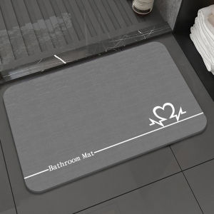 Thảm Phòng Tắm Bằng Sét Phù Sa Thấm Hút Bằng Cao Su Mềm Chống Trượt Thảm Sàn Nhà Tắm Thảm Phòng Vệ Sinh Thảm Phòng Tắm Bằng Da Nhung