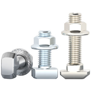 TIANZHUOJINSHU | European Standard T-Slot Aluminum Profile Accessories Screw Bolt Nut Set