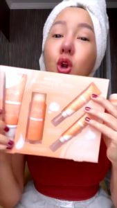 LOOK Skincare Miracle Rejuvenate Series Crystal Booster 4 Pcs Day Regen Advanced Night Regen Toner Facial Wash Whitening / Glowing / Anti Aging / Moisturizer / Hybrid Serum / Melembabkan / Kusam / Jerawat/ Repair Skin skincare wajah glowing piw piw