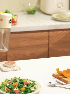 [SG] 2 in 1 Oil Bottle Spray Cooking Mist Leakproof Spray Glass Bottle Oil Dispenser