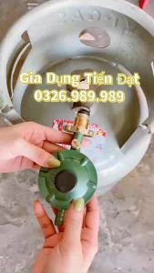 Van bình gas có Ngắt Gas Tự Động + Tặng dây gas cổ dê- Lắp đa số các loại bình gas van ngang trên thị trường