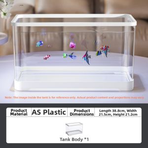 KUOTING | Self-Circulating Fish Tank Filter and Oxygenator Small Tabletop Aquarium No Water Change Required